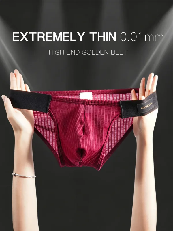 1/2/3PCS Slip da uomo in cotone mercerizzato premium nuovi ultra-sottili traspiranti morbidi come la seta Fitness Gym Abbigliamento quotidiano Biancheria intima da uomo — image 13