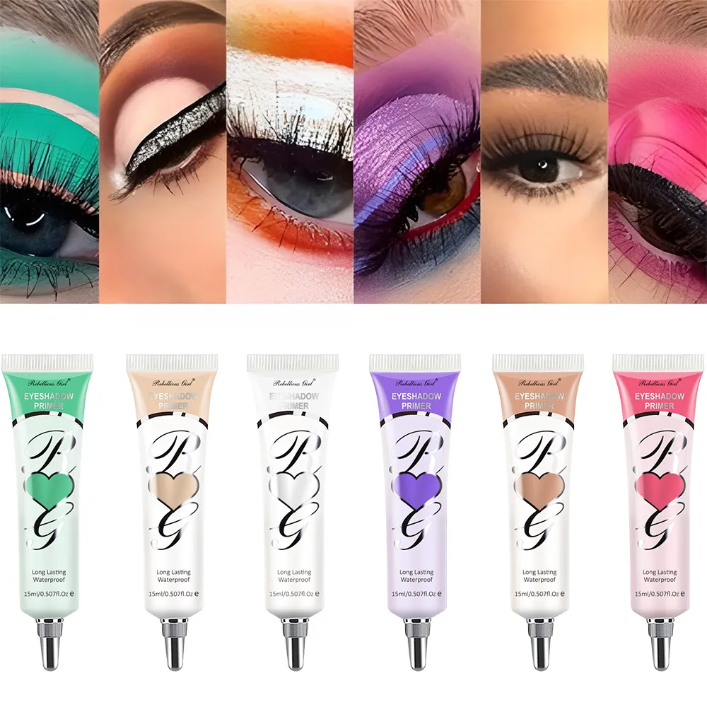 Primer per ombretto opaco in 6 colori – Base per occhi anti-piega per il controllo dell'olio Primer per la correzione del colore resistente alle sbavature a lunga durata — image 5