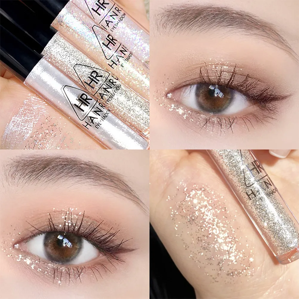 Pearlescent Fine Shimmering Eye Shadow Cecair Kalis Air Mekap Mata Cecair Cecair Pearlized Eyeshadow Glitter — image 1