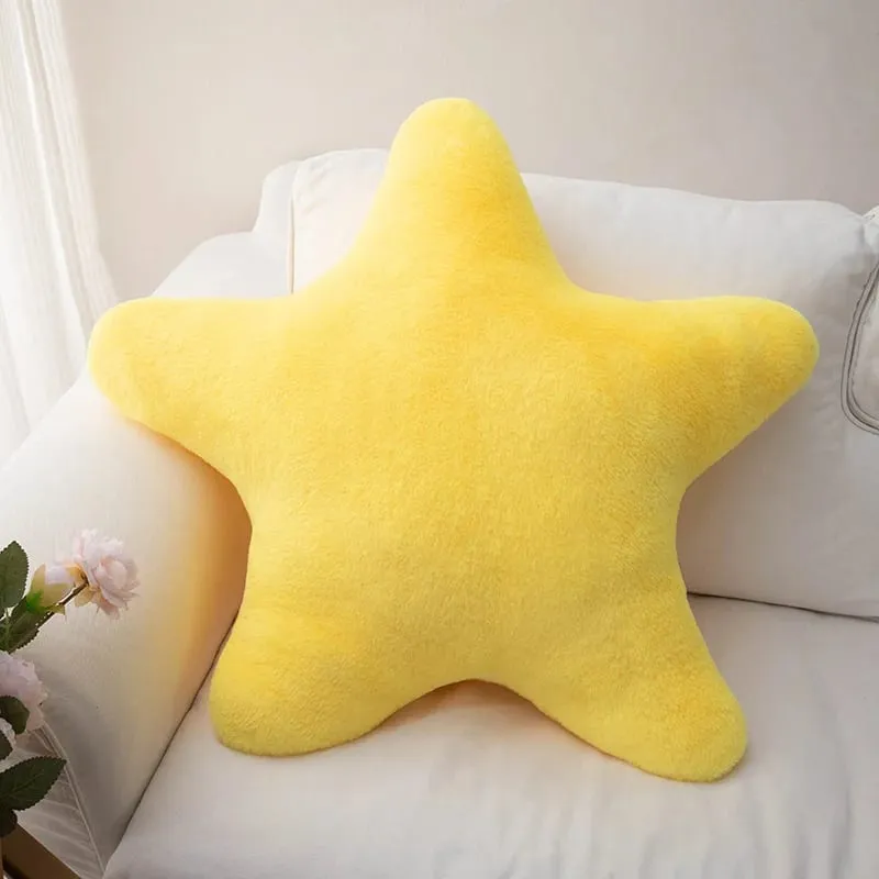 35/40 ซม.ปลาดาว Star Plush หมอนตุ๊กตายิ้ม Happy Sky หมอนที่มีสีสันตกแต่งเบาะสำหรับเก้าอี้โซฟากลับสนับสนุนของขวัญ — image 14