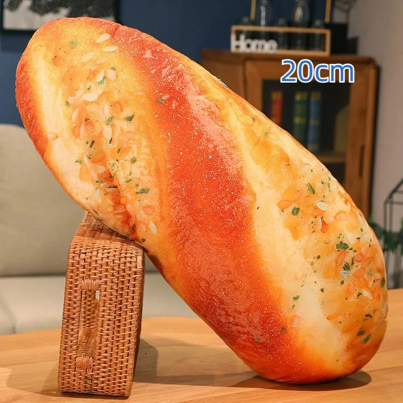 20/50cm Long Bread Pillow Stuffed Like Real Sesame S Cheese Denmark Toast Chopped Green Onion Sleeping Hug Support Leg Gift — image 17