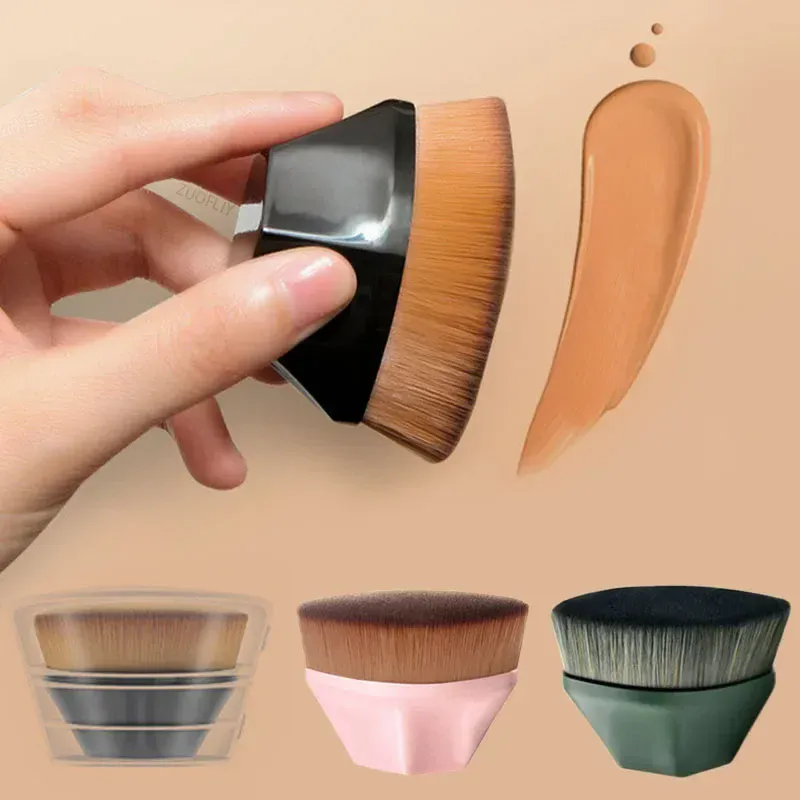 1 ชิ้น New Arrival Foundation แปรง BB ครีมแต่งหน้าแปรงแป้งแปรงแบนชุด Pincel Maquiagem Make Up แปรง — image 2