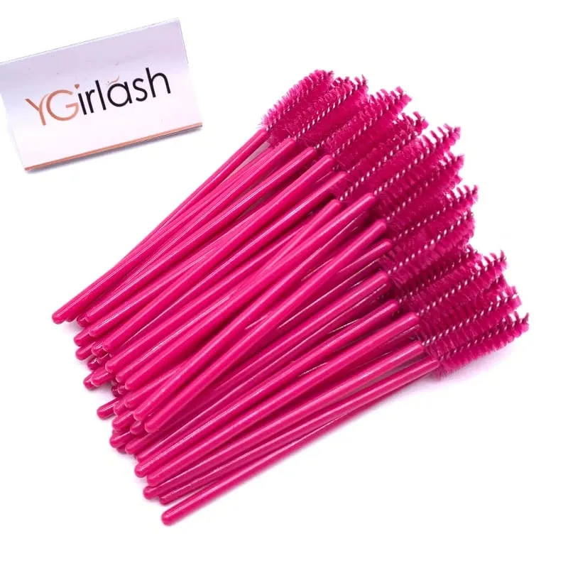 YGirlash 50Pcs Lash Swans Aplikator Bulu Mata Kristal Pemegang Berlian Pakai Nilon Tongkat Maskara Berus Alat Kosmetik — image 18
