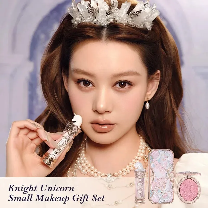 Flowerknows Knight Unicorn Collection ชุดแต่งหน้า Eye Shadow Palette ลิปสติกลิปสติก Blusher Setting Powder Matte Lipliner — image 1
