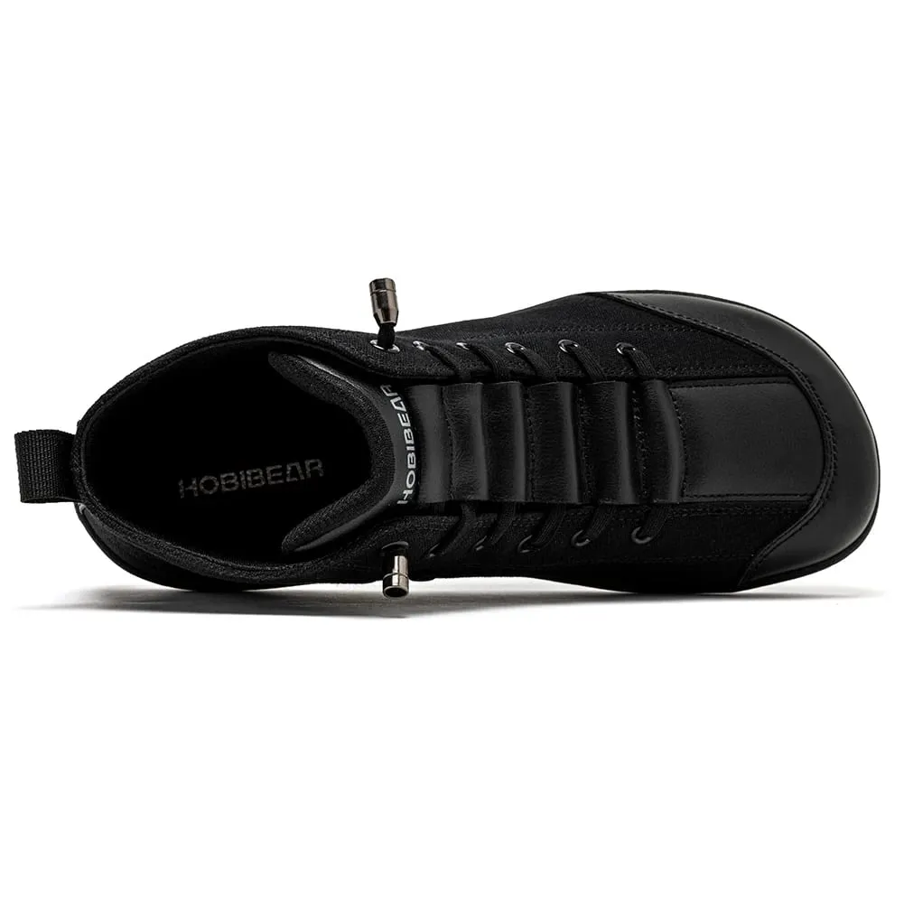 Stivali di tela mid-top Scarpe minimaliste unisex a piedi nudi di ampia larghezza Sneakers da trail running a caduta zero