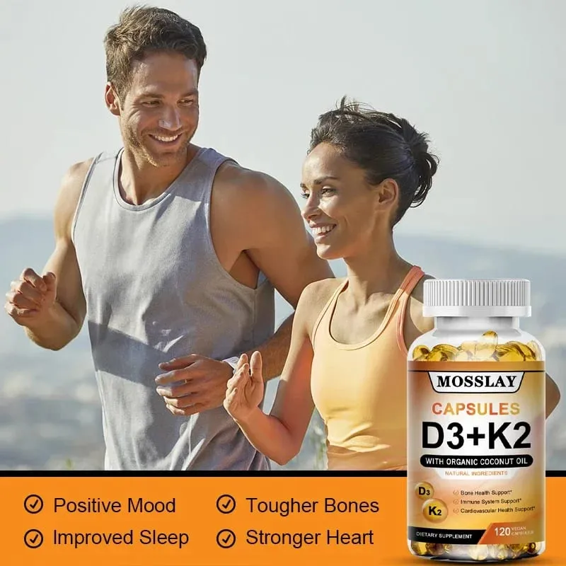 Vitamin K2 and D3 Supplement Premium Formula (30/60/120 Capsules) — image 4