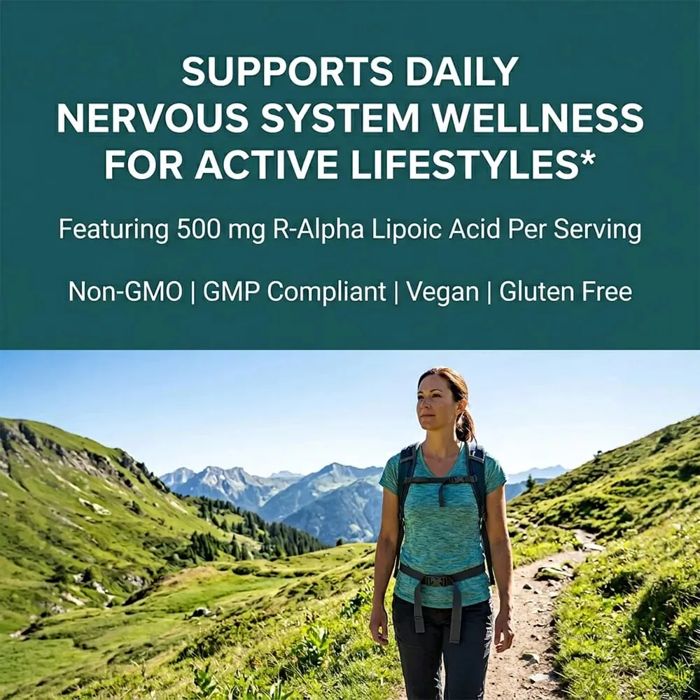 Neuropatie Kapsle Bylinná směs Antioxidant Podpora Denní Nervy Wellness Tělo Metabolismus Buněčná vitalita a nálada Klid — image 6