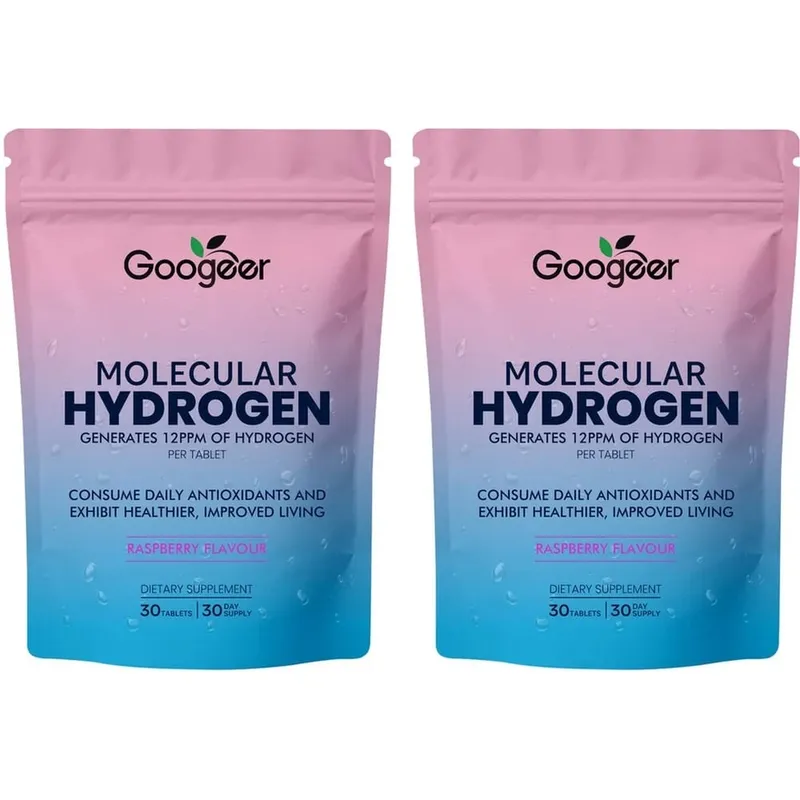 Moleküler Hidrojen Su Tabletleri 12 PPM Magnezyum Ahududu Aromalı Günlük Sağlık ve Antioksidan Desteği 30 Tablet — image 8