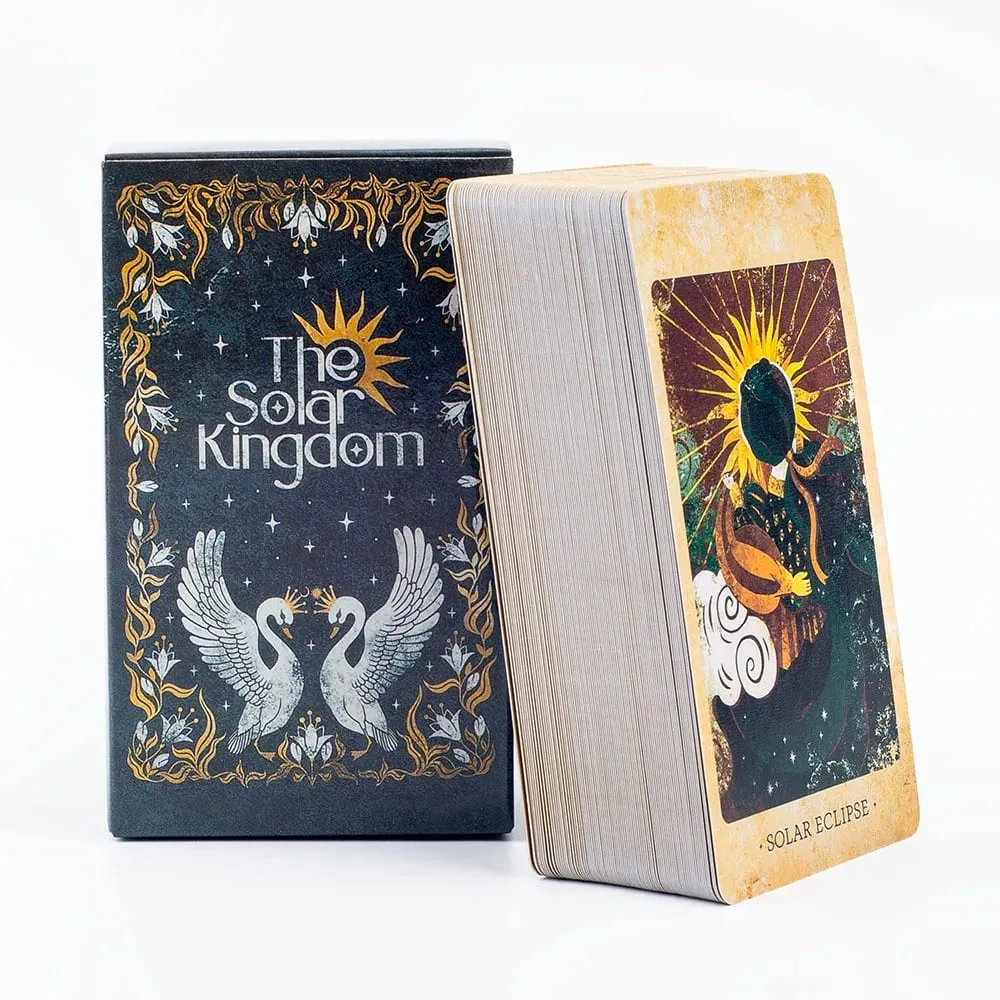Il mazzo dei tarocchi del regno solare, set di 78 carte Oracle per l'intuizione cosmica e la divinazione, versioni inglesi, gioco da tavolo — image 2