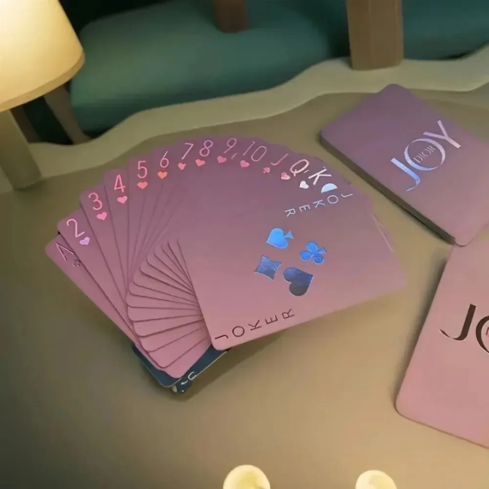 Kad Poker Kalis Air Kad Dek Bermain Permainan Berkualiti Tinggi BIASA Untuk Semua ORANG PERMAINAN PAPAN Krismas Halloween Hadiah Kesyukuran — image 1
