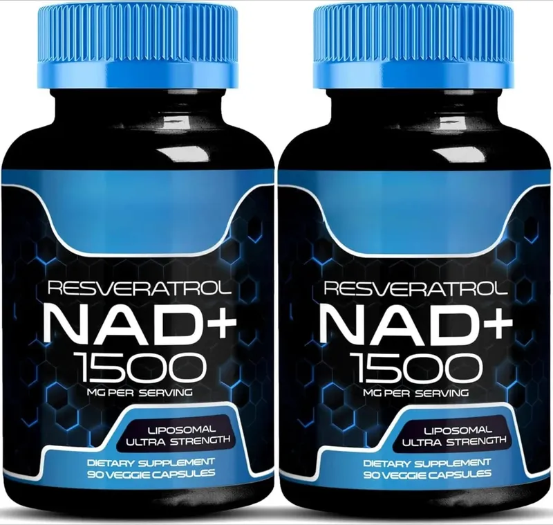 NAD + แคปซูลพร้อม Resveratrol สมุนไพรต้านอนุมูลอิสระอาหารเสริมสนับสนุน Cellular Health Energy & Anti Aging สำหรับผู้หญิงผู้ชาย 90 ชิ้น — image 8