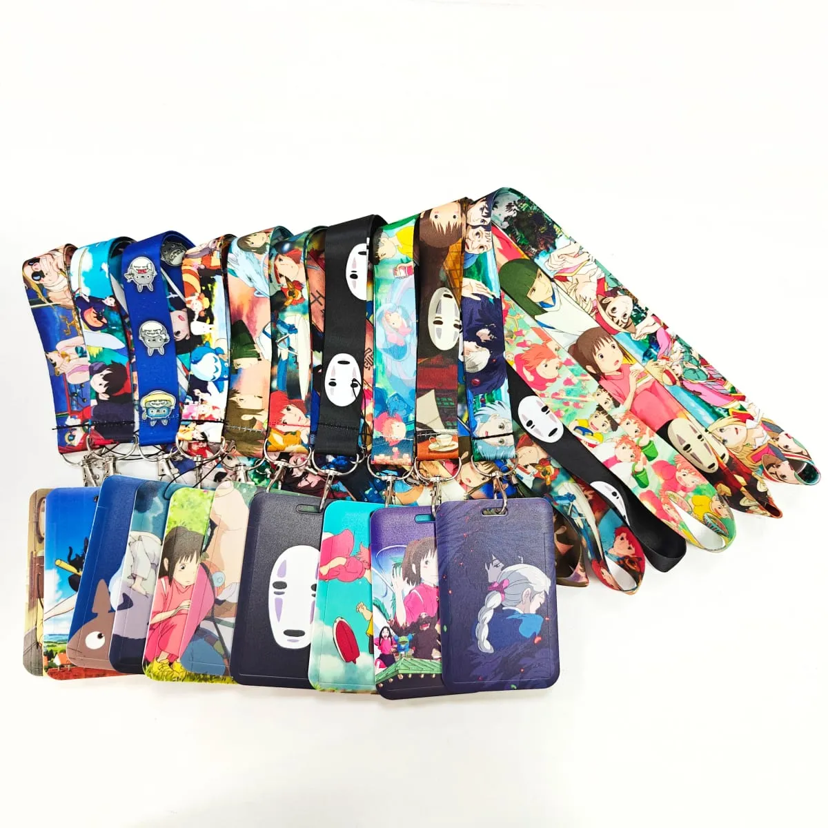 อะนิเมะ Lanyards พวงกุญแจ Animated โทรศัพท์มือถือ ID Card pass แขวนเชือก DIY เครื่องประดับอุปกรณ์เสริมขายส่ง — image 1