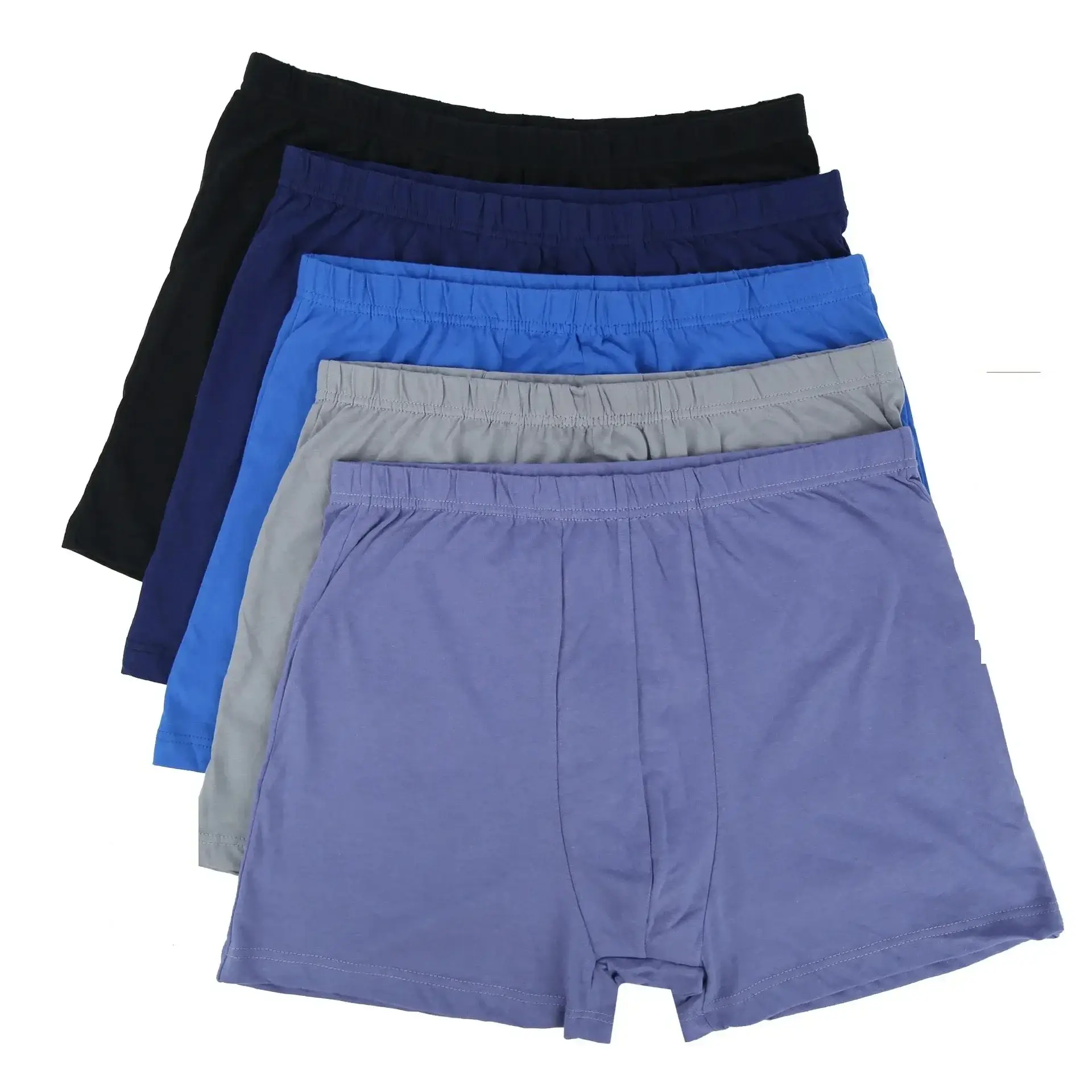 2 Pack 100% Cotton Men's Boxer Shorts 8XL 10XL Plus Size Breathable Underwear Soft Elastic Waistband Big Tall Underpants — image 1