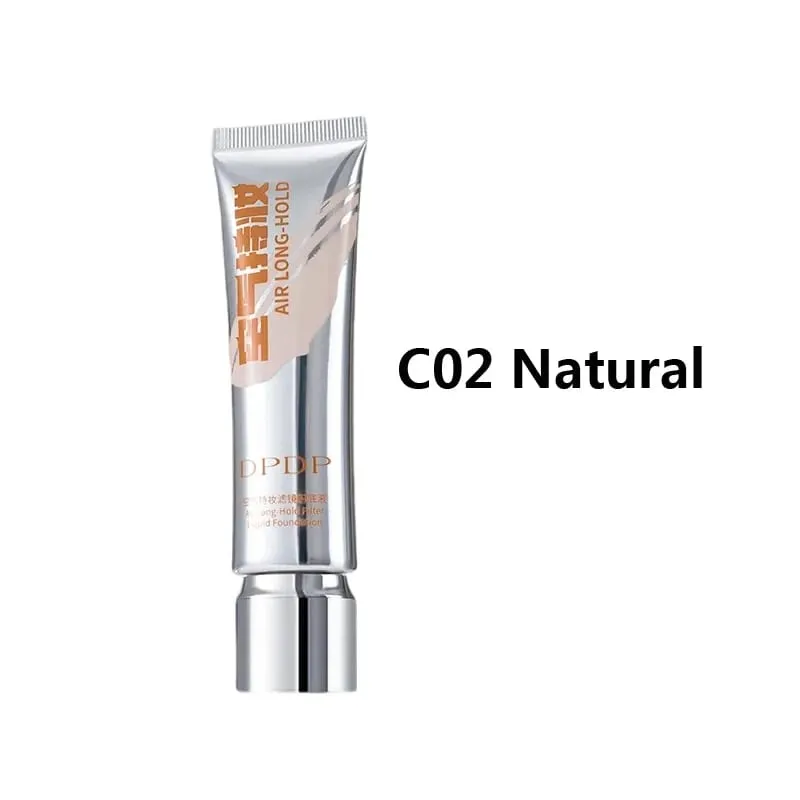 DPDP – fond de teint liquide longue tenue 30ml + F4, ensemble de pinceaux de maquillage à double extrémité, Base de couverture longue durée, applicateur cosmétique — image 14