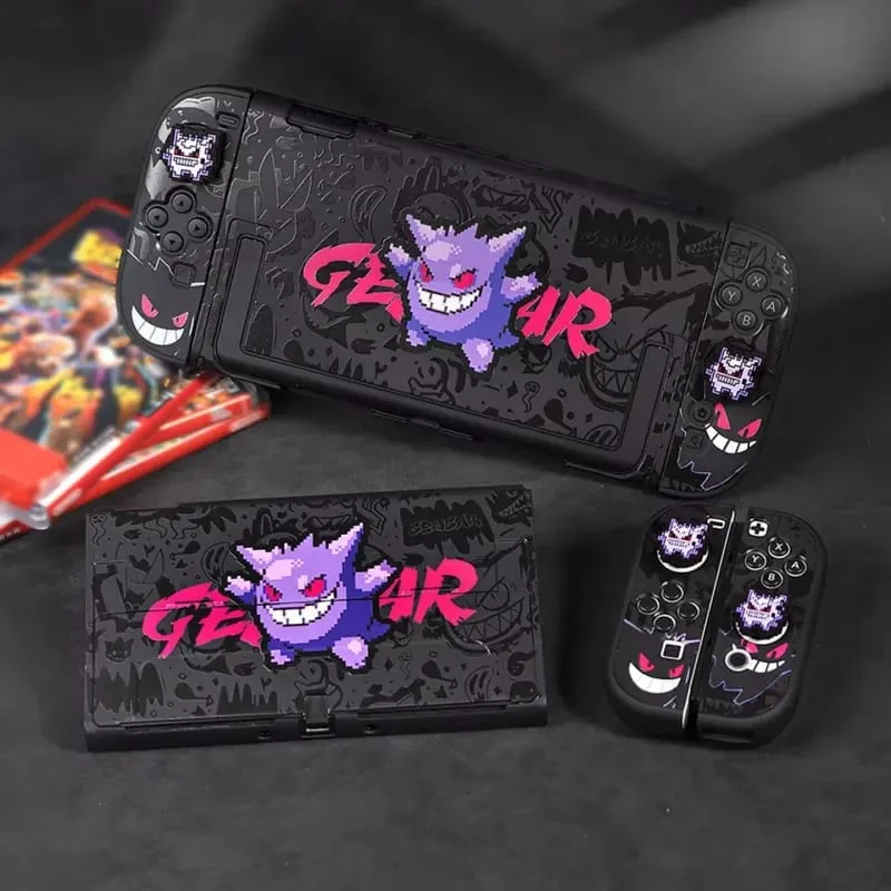 Étui de support Pokemon Gengar pour Nitendo Switch 2, support de poignée amovible, couvercle de protection, capuchon de poignée, accessoires de jeu — image 1