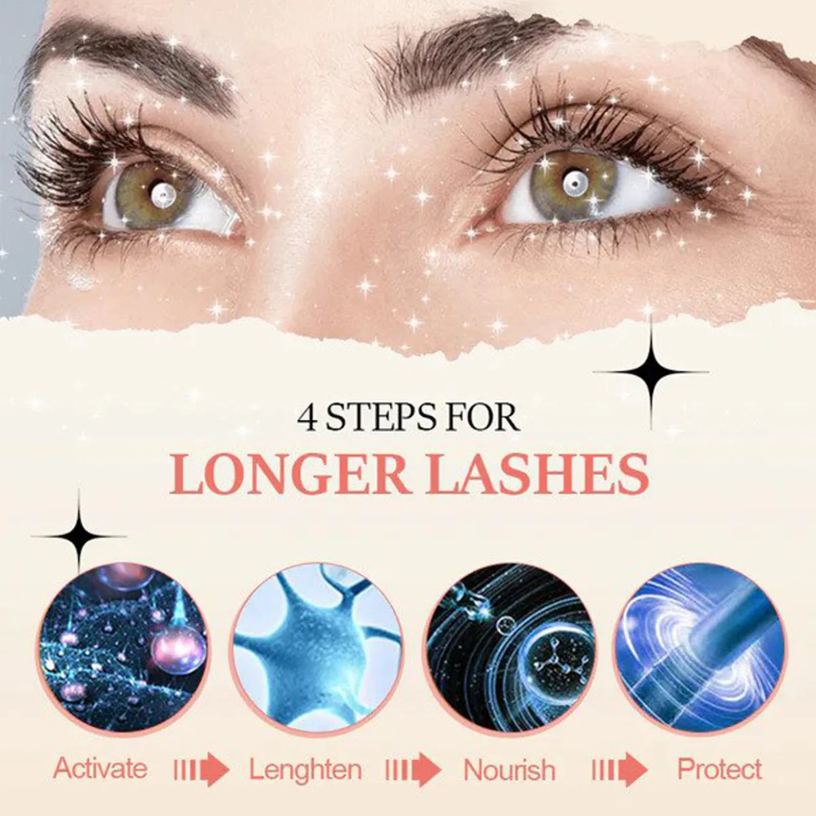 7 วัน Eyelash Growth Serum ขนตาธรรมชาติ Enhancer หนาหนาขึ้น Curling คิ้ว Lifting Eye Care Fuller Lashes ผลิตภัณฑ์