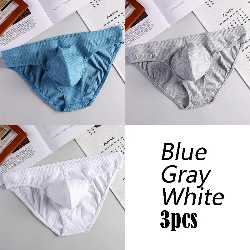 Nuovo Solido 1 pz/3 pz Biancheria Intima di Cotone Uomo Breve Hot Shorts Mens Slip Ropa Interior Hombre Traspirante Taglia M2XL ST-MK56 — image 7