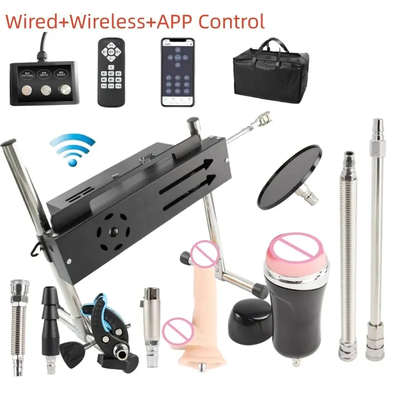 200W เครื่อง Quite & อัจฉริยะ Love เครื่อง Dildos สำหรับสตรีและผู้ชายจังหวะ 1-15 ซม.เครื่อง