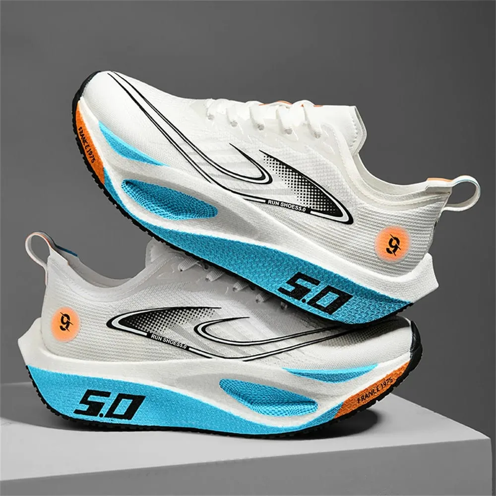 Chaussures de course d'entraînement légères et respirantes en maille pour hommes, baskets athlétiques décontractées antidérapantes pour les Sports de plein air et le Jogging — image 2