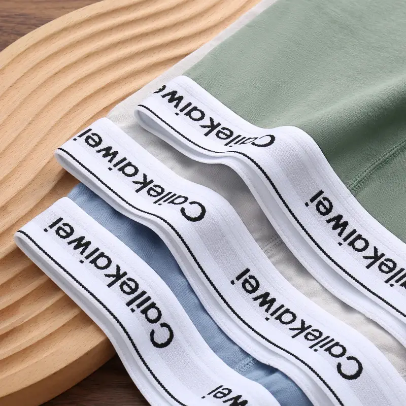 5Pcs Boxer Shorts Men's Underwear Sexy Panties Pure Cotton Solid Elasticity Man Underpants Male Boxers Homme U Convex Lingerie — image 5