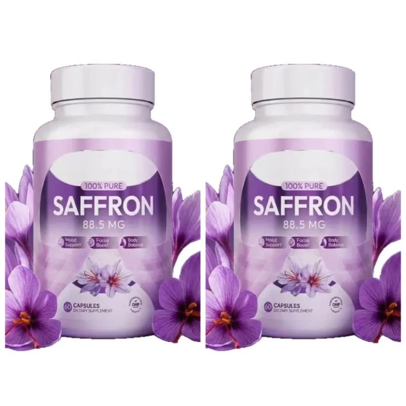แคปซูลหญ้าฝรั่น 100% 88.5 มก. สารสกัดจากดอก Crocus Sativus L พร้อมสารสกัดจากพืชธรรมชาติ Crocin Safranal อาหารเสริมสุขภาพประจำวัน — image 6