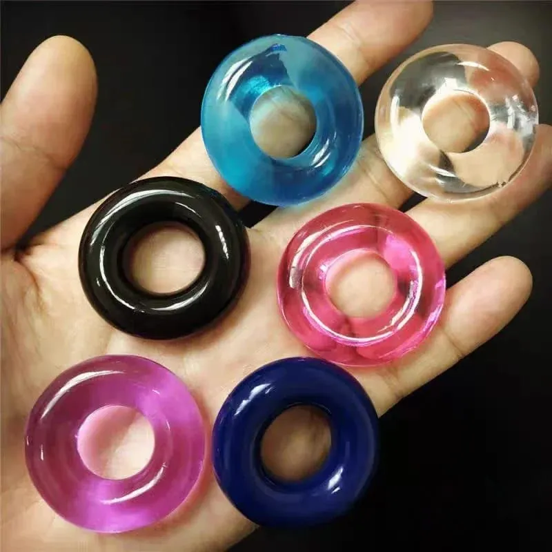 Men Cock Rings Delay Ejaculation Penis Enlargement Sexy Toys For Couples Sex Product — image 9