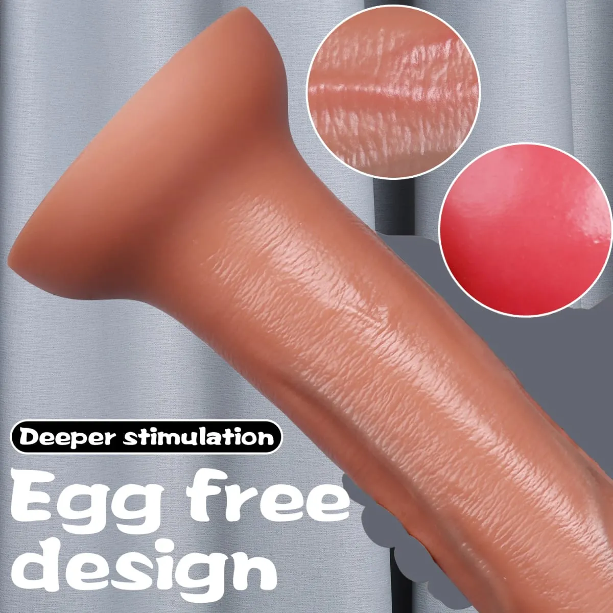 Super ยาวสมจริง Dildos Butt Plug ซิลิโคนอวัยวะเพศชายผู้ใหญ่อุปกรณ์ดูดคัพเพศของเล่นสำหรับชายหญิงช่องคลอด Anal นวด — image 3