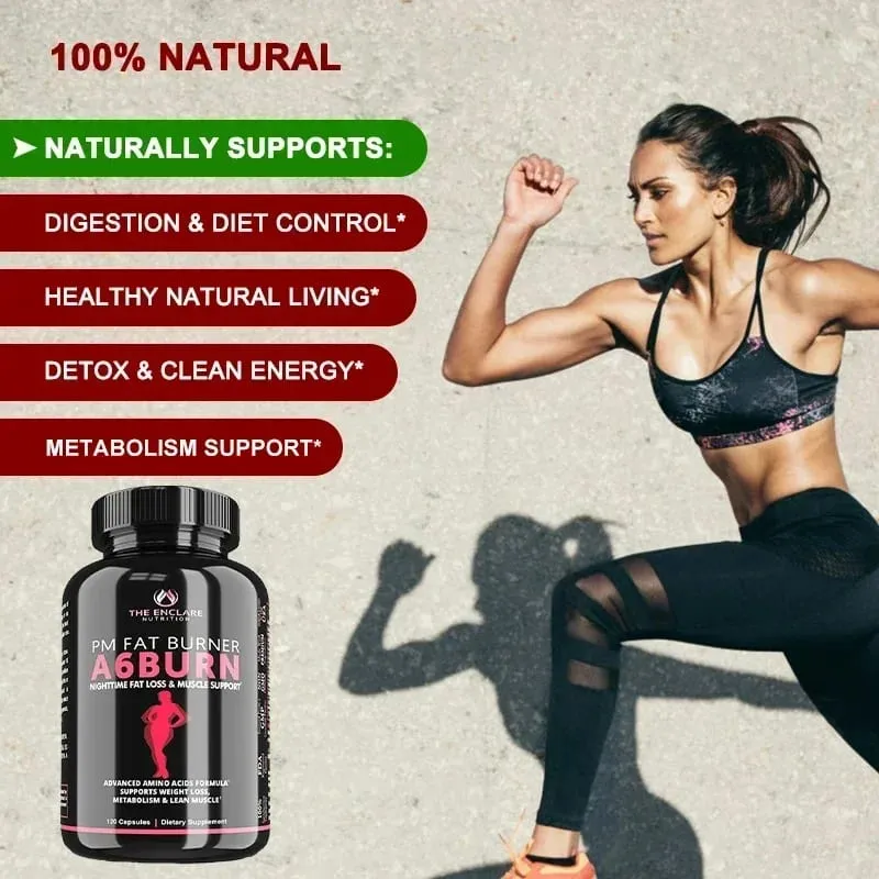 Night Slimming Fat Burning Capsules for Weight Loss Suppresses Appetite and Strongly Promotes Metabolism in Men and Women