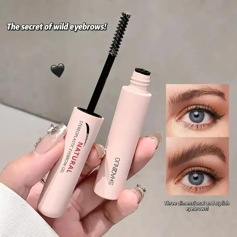 ダブルヘッド眉毛ジェルスタイリング液体固定ゲル防水汗防止眉毛修復メイクジェル眉毛用 — image 7