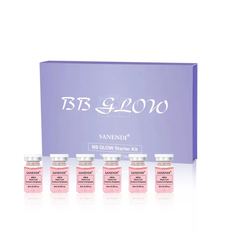Corea BB Cream Glow Kit Fondotinta Crema Idrata Niacinamide/Peptidi Viso Cura della pelle Essenza di siero 8 ml * 12/4 — image 10