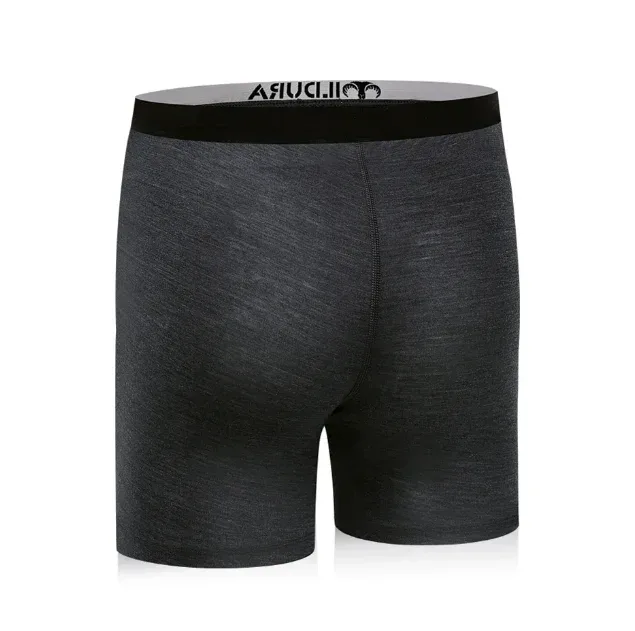 100% Merino Wool Boxer Briefs Men Underwear Merino Wool Boxer Underpants Men Boxer Brief Moisture Wicking Breathable Soft 180G — image 4