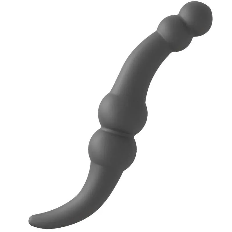 Doppelköpfiger Silikon-Analplug, stimulierender Massagestab für Paare, Prostatavergnügen, Damen-Masturbationswerkzeug, Sexspielzeug für Erwachsene