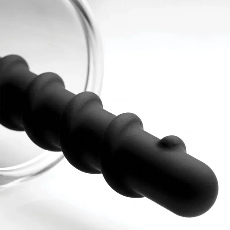 Plug anale Pompa a vuoto Perline di testa Succhiare Coppa Gay Bocciolo di rosa Massaggiatore prostatico BDSM Giocattoli del sesso Dilatatore ano adulto Masturbatori uomo — image 5