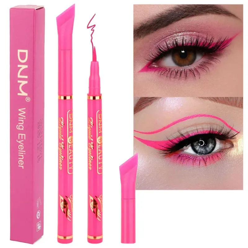 12 สีกันน้ำ Rainbow Matte สีสัน Liquid Eye Liner ดินสอสีขาวสีชมพูสีอายไลเนอร์ปากกาแต่งหน้าเครื่องสำอางติดทนนาน — image 8