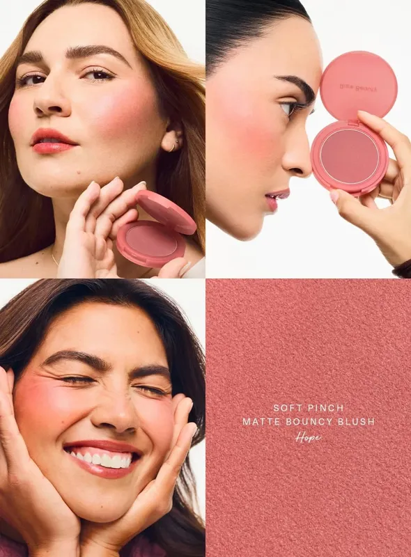 Rare Beauty Liquid Blush Natural Glow เกลี่ยง่าย ในขณะที่ Velvet Blush Stick กันน้ำ กันเหงื่อ น้ำหนักเบา แต่งหน้าติดทนนาน — image 9