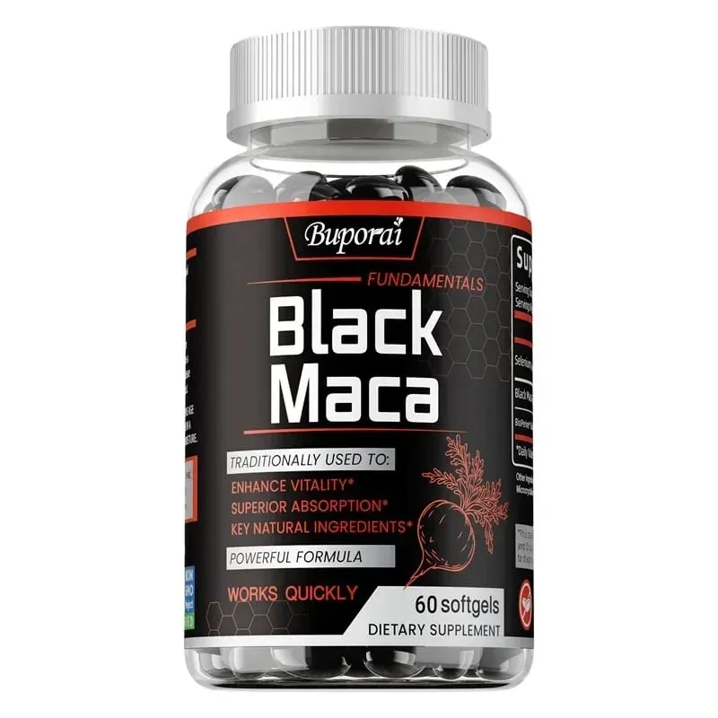 Suplement czarnej Maca - naturalny nergizer poprawiający wydajność, wytrzymałość energetyczną, masę mięśniową, poprawiający równowagę hormonów — image 9