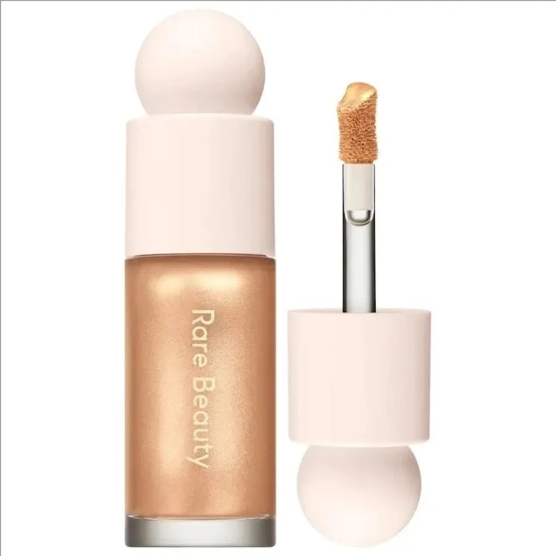 Rare Beauty Powder Blush Highlight Brighten Highlighter Mirror ชุดแต่งหน้าใบหน้าเรืองแสงติดทนนานเพื่อผิวกระจ่างใสอย่างเป็นธรรมชาติ — image 12