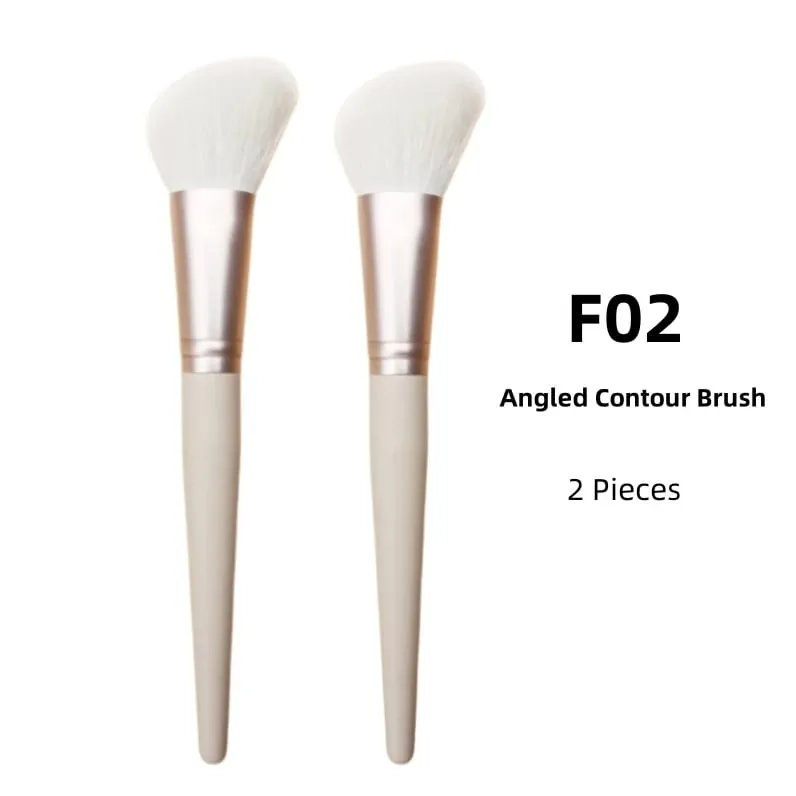 Angled Sculpting Brush Contour Natural Goat Hair Face Blusher Powder Makeup Brushes — image 8