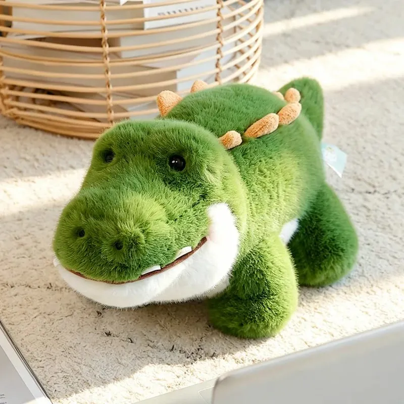 Lovely Crocodile Plush Chubby Animal Comel Boleh Dipeluk Bantal Sofa Sandaran Tempat Tidur Rumah Decro — image 6