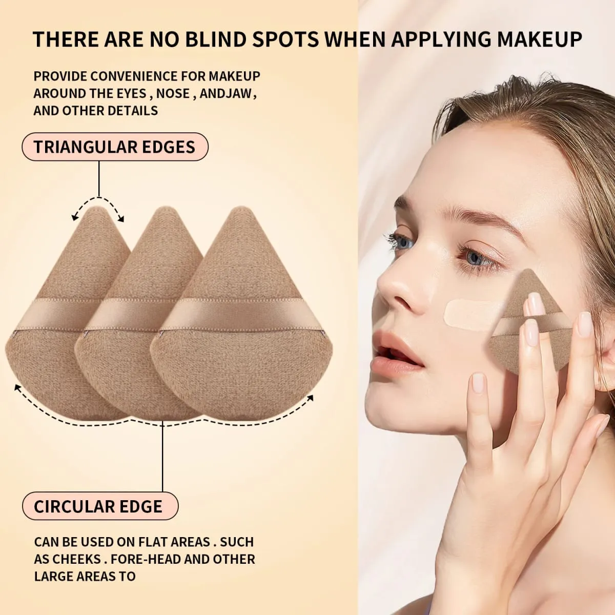 39-teiliges Make-up-Set, 18-teilige Pinsel und Schönheitszubehör, weiche Borsten für das gesamte Gesicht, Heim- und Reise-Kosmetikset — image 5