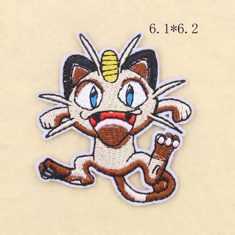 30 Stijl Doek Patch Pikachu Charizard Kleding Stickers Naaien Borduren Patches Applique Ijzer Op Kleding Cartoon Diy Kledingstuk — image 39