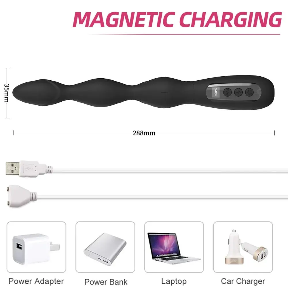 Anal Plug Elektrische Schock Prostata-massagegerät Intelligente Heizung Butt Plug Weibliche Masturbator Anal Bead Erotische Sex Spielzeug für Paar — image 6