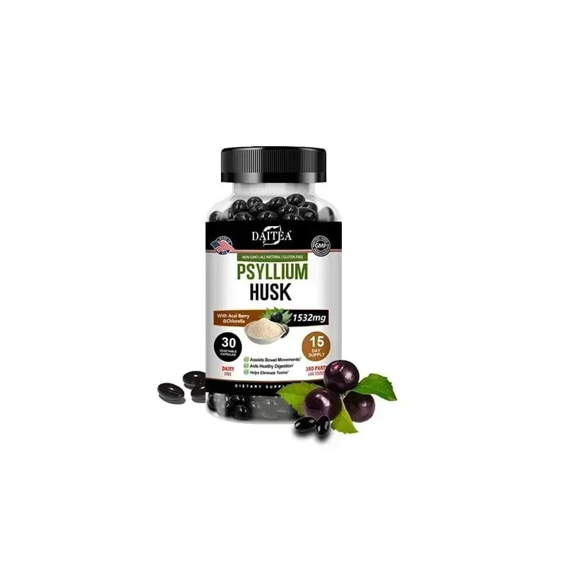 Psyllium Husk - Contains Natural Psyllium Husks To Benefit Intestinal and Digestive Health and Enhance Immunity