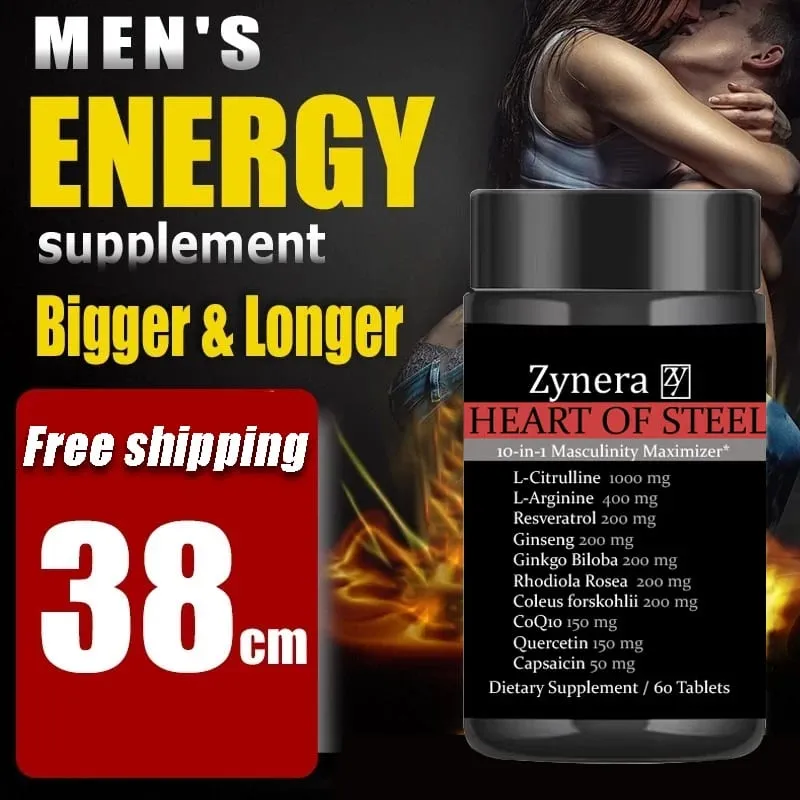 Male Endurance Supplement Performance Supports Reproductive Health ,L-Citrulline L-Arginine Ginseng for Men — image 1
