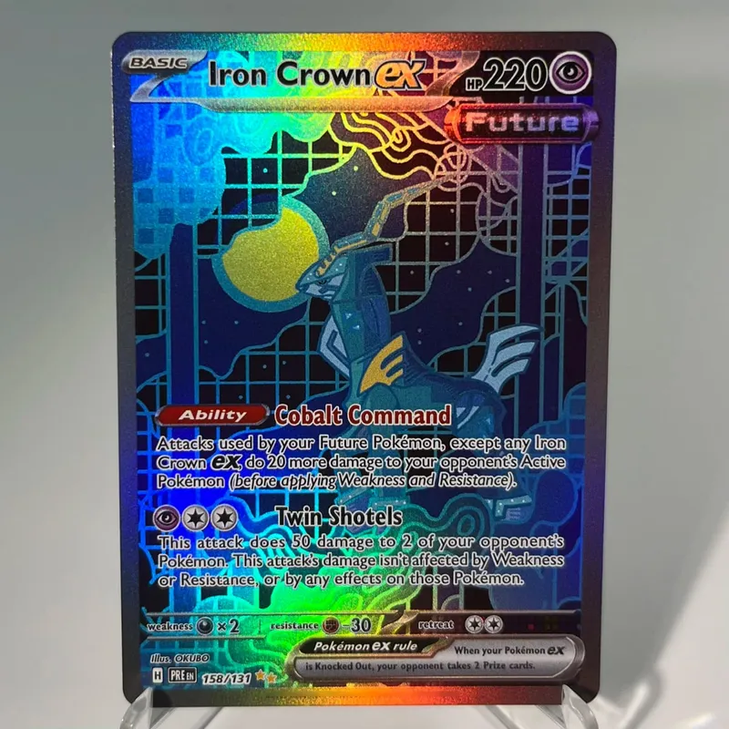 Kad PKM Prismatic Evolutions PTCG5-A GX Rainbow Umbreon Sylveon Leafeon ex Rare Collection Battle Toys Hadiah untuk Hobi — image 21