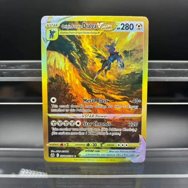 Kad Koleksi DIY Psyduck Salamence Crobat Mewtwo ex EN Buatan Sendiri Kad Tunggal Permainan Klasik Anime Kad Hadiah Mainan — image 12