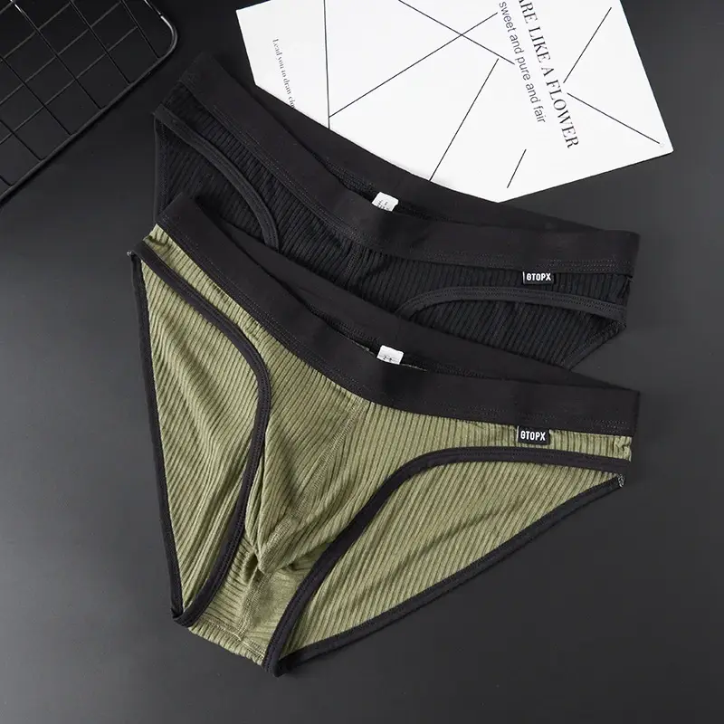 ผู้ชายชุดชั้นใน Sissy ropa ภายใน hombre ด้ายเซ็กซี่กางเกงนักมวย & กางเกง Big กระเป๋า U นูน cuecas homem masculinas GTOPX MAN — image 4