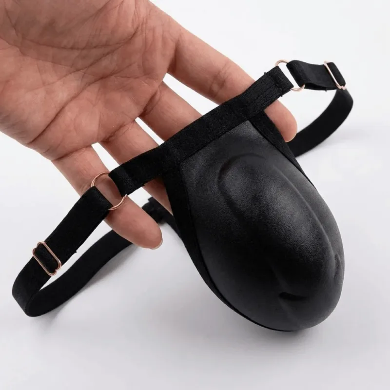T-back Push Up Spons Cup Pad Thongs Verstelbare 3D Gewatteerde Slips Naadloze Lage Taille Mannen Shapewear Mannen Slipje Accessoires — image 4