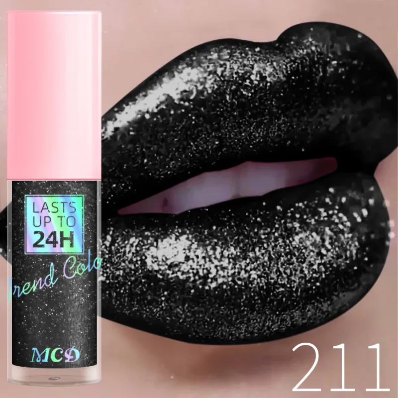18 Colors Diamonds Glitter Lip Gloss Long Lasting Waterproof Liquid Lipstick Pearl Shining Lip Color Sparking Lip Makeup Women — image 14