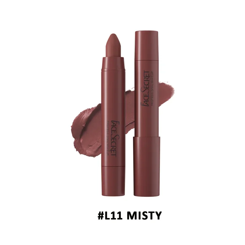 Rouge à lèvres mat imperméable, finition longue durée, antiadhésif, léger, Application lisse, ensemble combiné, 1 pièce